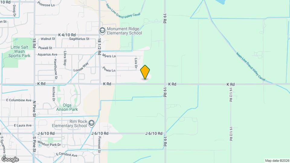 1888 K Rd Map and Location Details