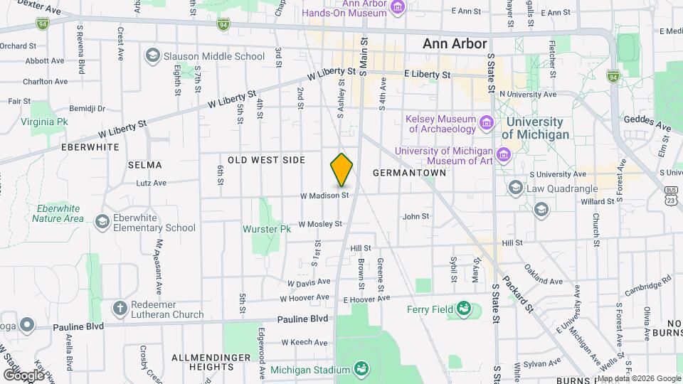 563 S Ashley St Map and Location Details