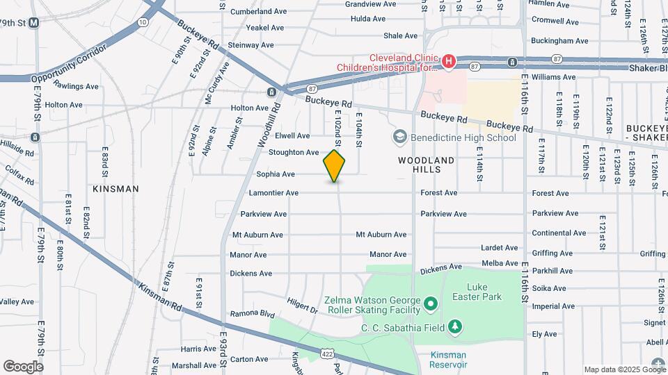 10103 Lamontier Ave Mapa y Detalles de la Ubicación