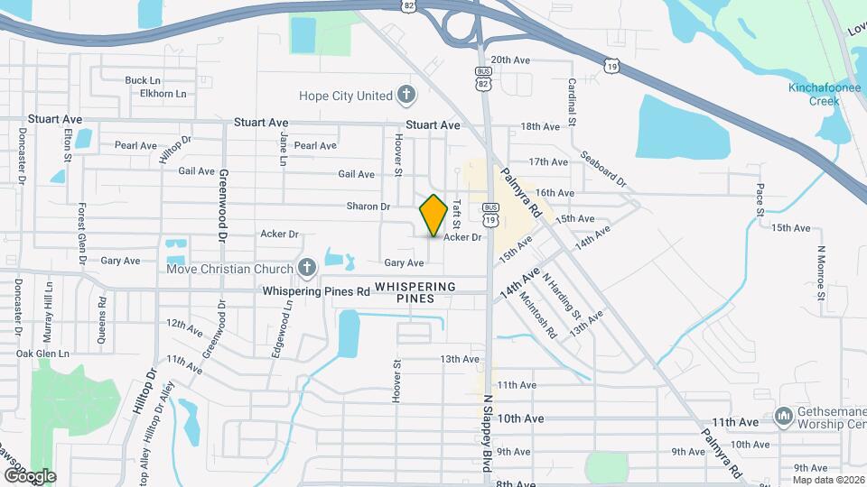 1124 Acker Dr Map and Location Details