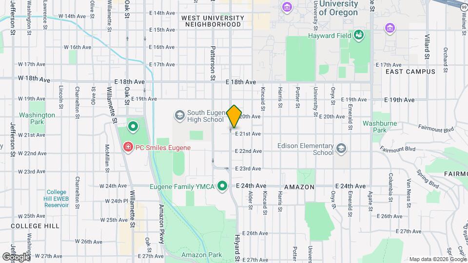 2091 Hilyard St Map and Location Details
