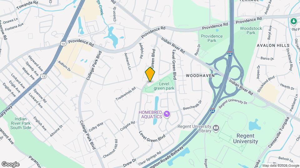 1072 Level Green Blvd Map and Location Details