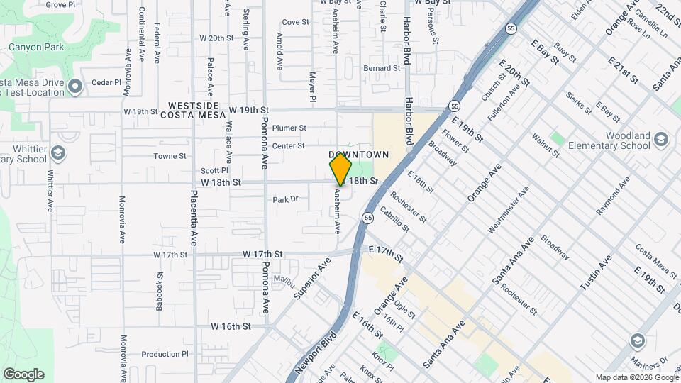 1776 Anaheim Ave Map and Location Details