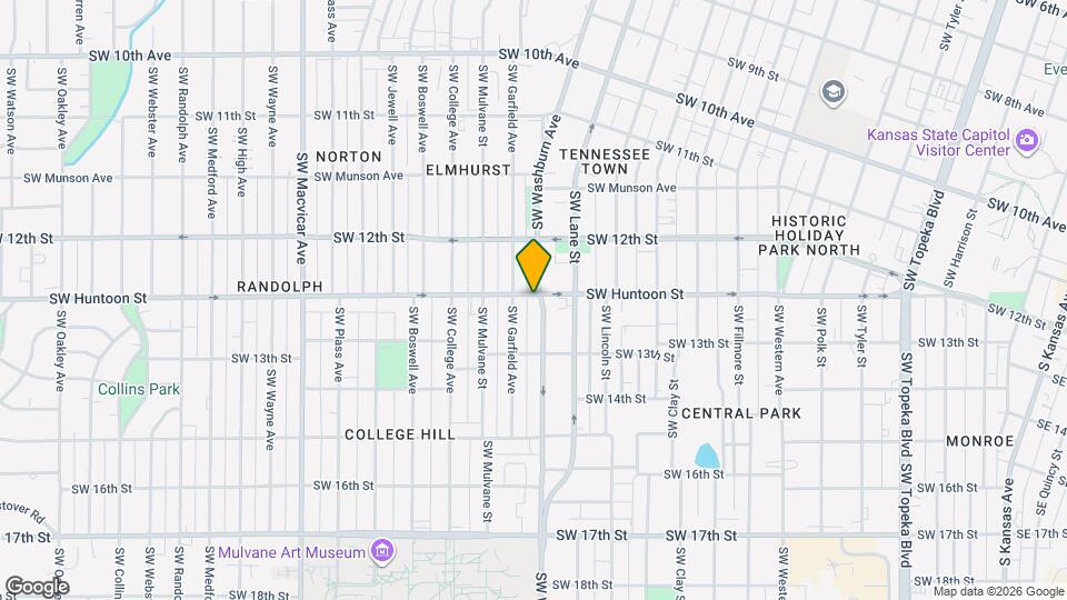 1511 SW Huntoon St Mapa y Detalles de la Ubicación
