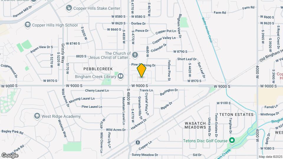 8974 S John Annie Ln Mapa y Detalles de la Ubicación