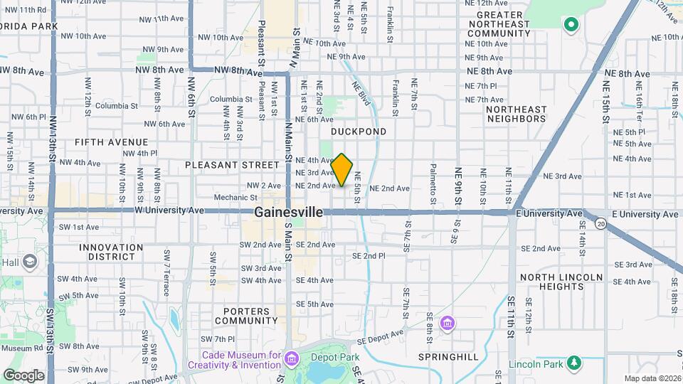 132 NE 4 St Map and Location Details