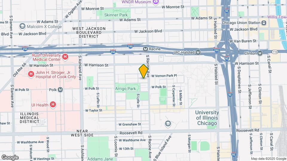 1218 W Lexington St Mapa y Detalles de la Ubicación
