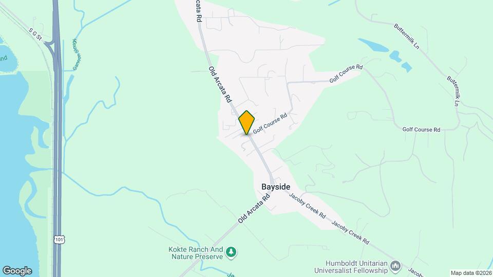 1671 Old Arcata Rd Map and Location Details