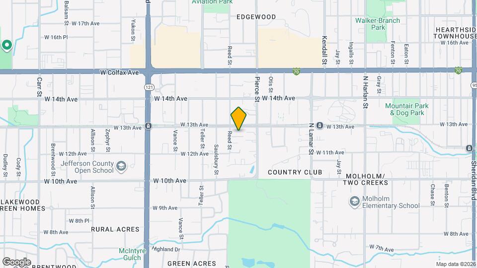 1258 Reed St Map and Location Details