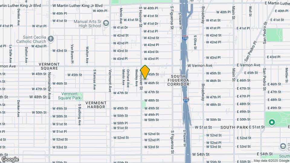 725 W 46th St Map and Location Details