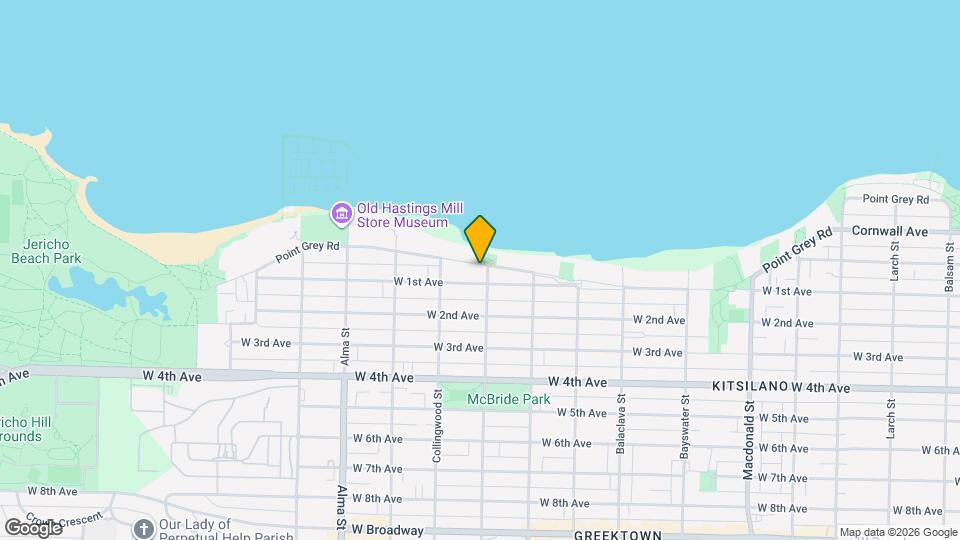 3404 Point Grey Rd, Unit SI ID1590460P Map and Location Details