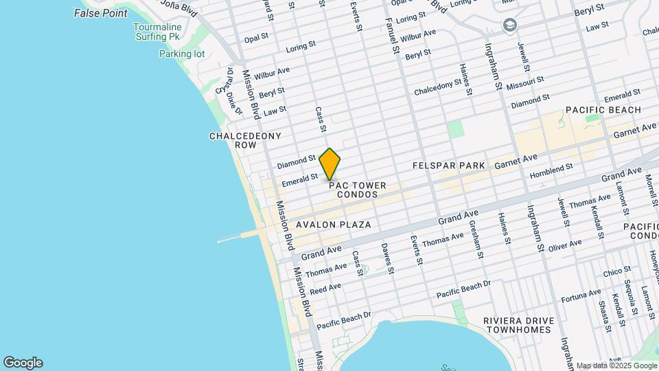 958 Felspar St Mapa y Detalles de la Ubicación
