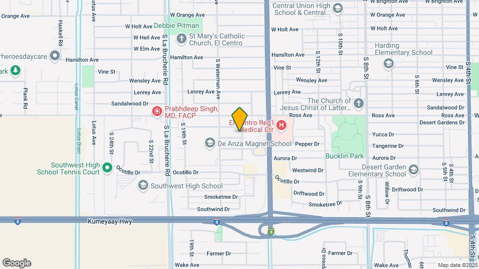 1602 Yucca Dr Map and Location Details