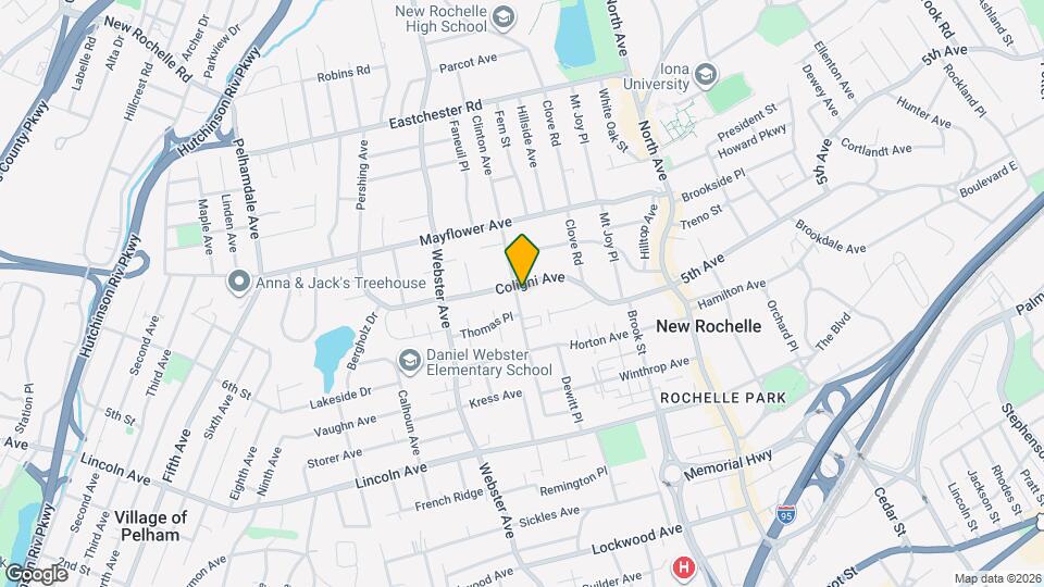 123 Clinton Ave Map and Location Details