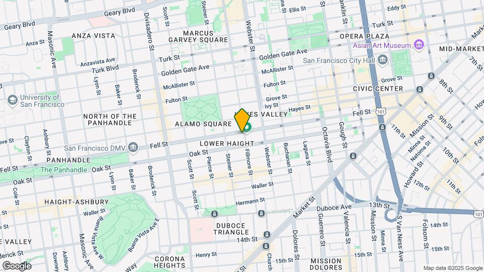 557 Fillmore St Map and Location Details