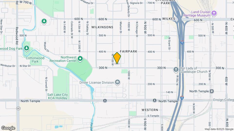 1062 W 300 N Map and Location Details