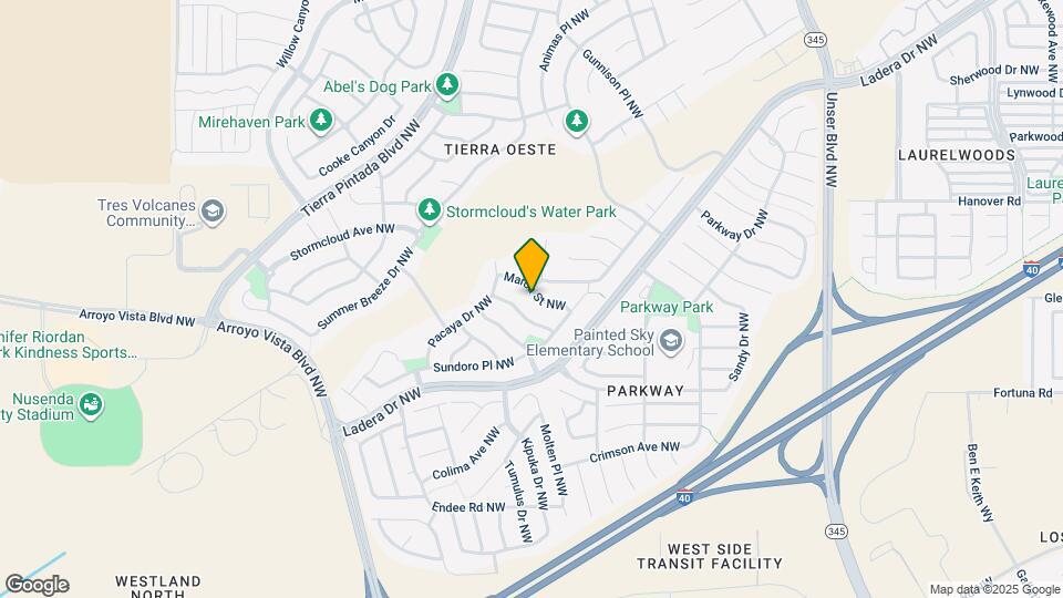1035 Maroa St NW Map and Location Details