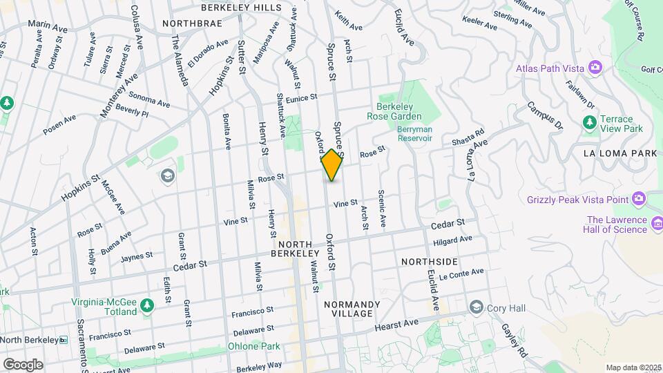 1423 Oxford St Map and Location Details