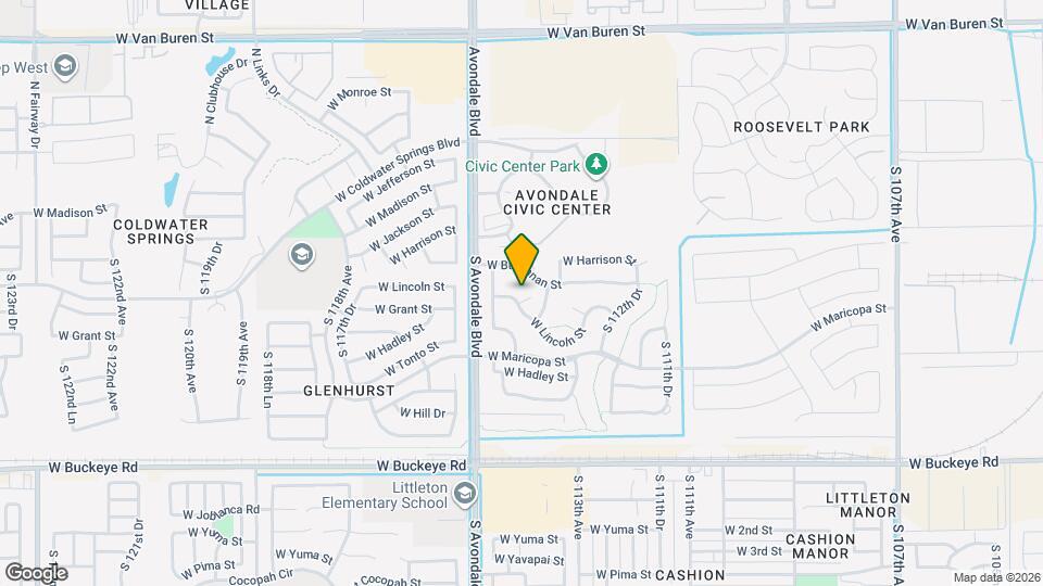 11386 W Lincoln St Mapa y Detalles de la Ubicación
