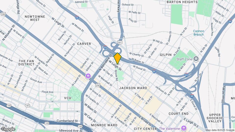 314 W Leigh St Map and Location Details