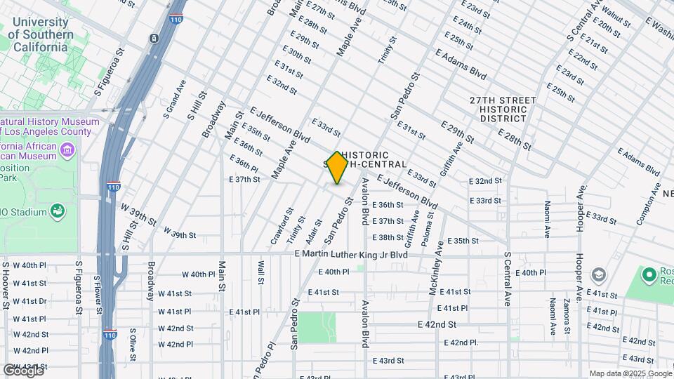 533 E 36th St Mapa y Detalles de la Ubicación