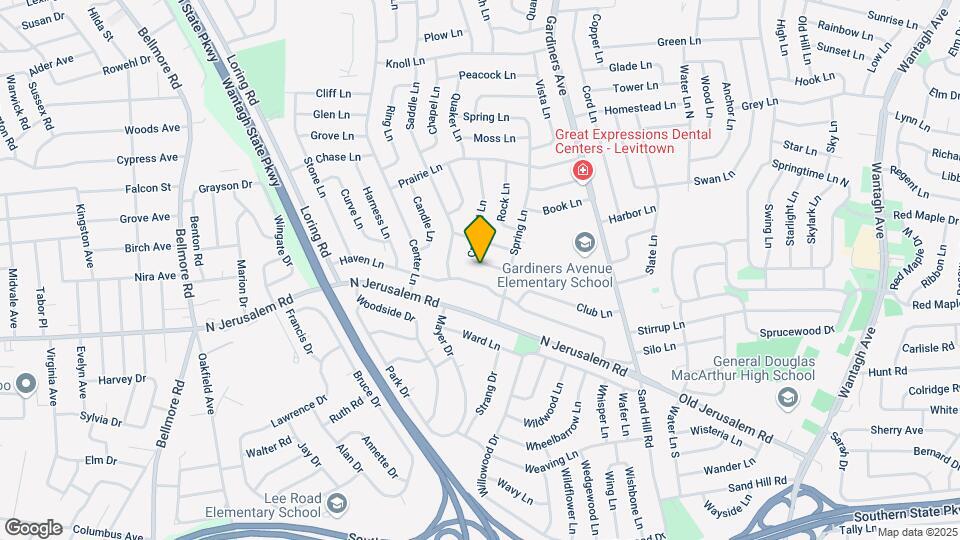 68 Crescent Ln Map and Location Details