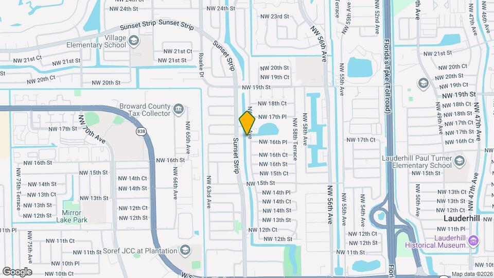 1685 NW 60th Ave Mapa y Detalles de la Ubicación