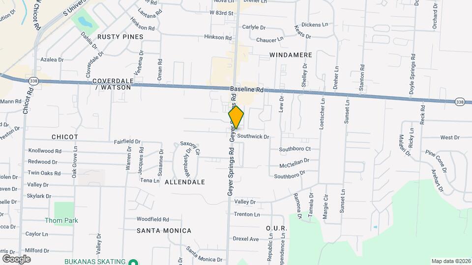 5924 Southwick Dr Map and Location Details