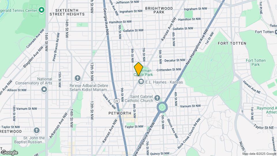 4606 Kansas Ave NW, Unit B Map and Location Details