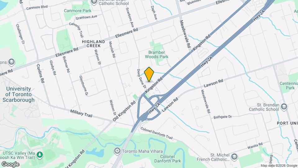 6158 Kingston Rd Map and Location Details