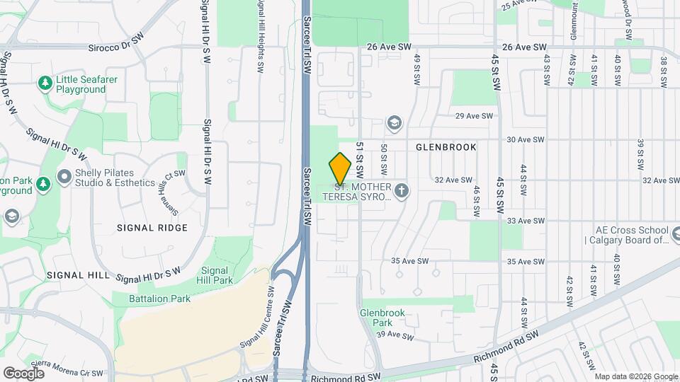 5305-5332 32 Ave SW Map and Location Details