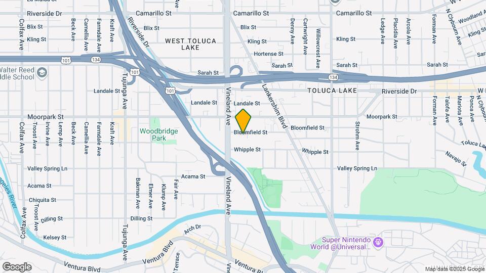 10932 Bloomfield St Mapa y Detalles de la Ubicación
