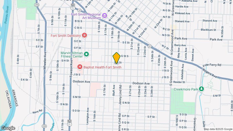 912 S 19th St Mapa y Detalles de la Ubicación