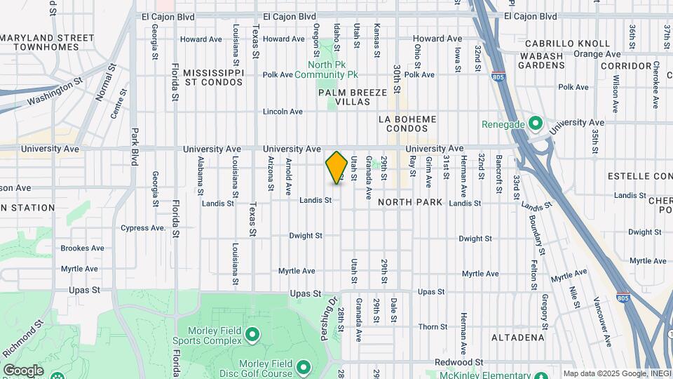 3728 28th St Map and Location Details