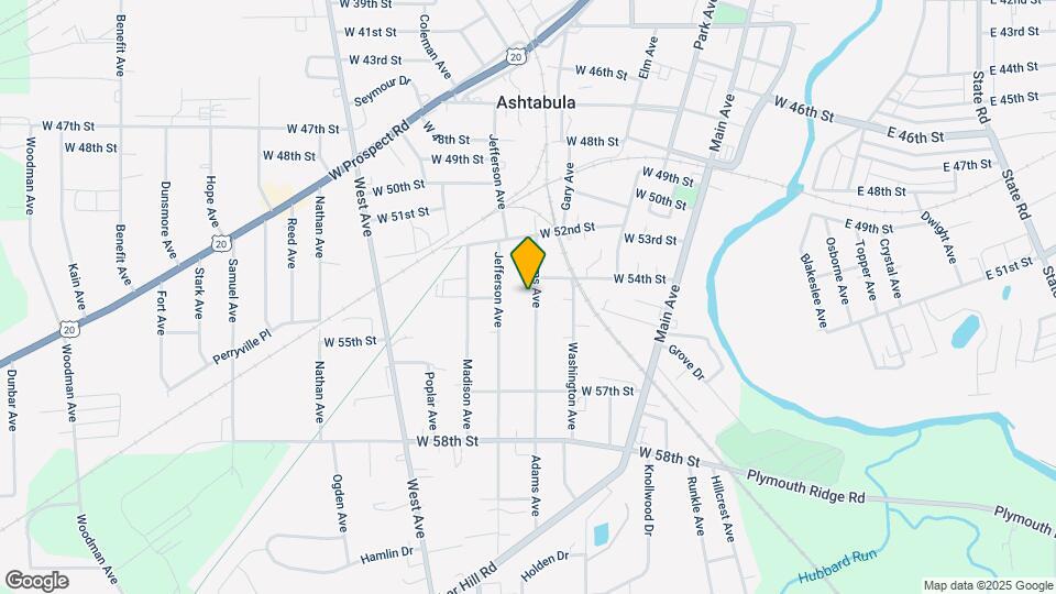 5423 Adams Ave Map and Location Details
