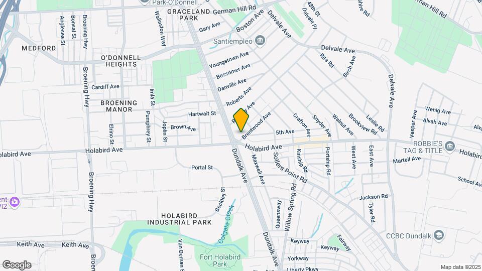 6722 Brentwood Ave-Unit -2FL Map and Location Details