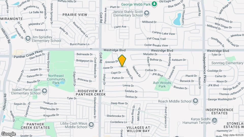 10713 Irene Dr Map and Location Details