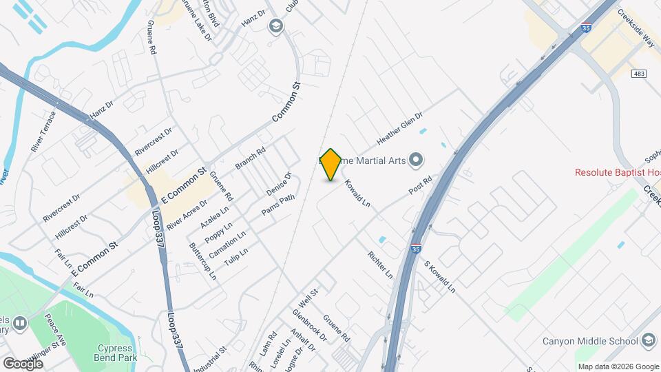 1641 Lilyturf Rd Map and Location Details