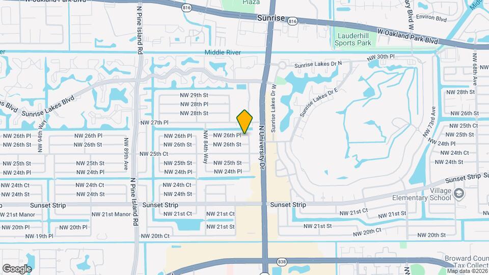 8300 NW 26th Pl Map and Location Details