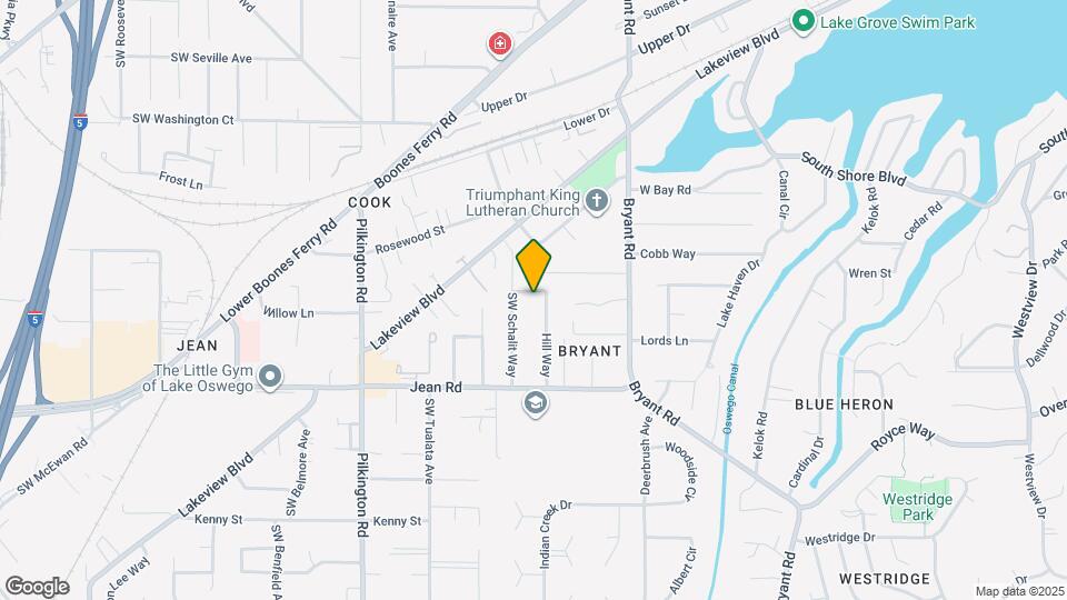 17401 Hill Way Map and Location Details