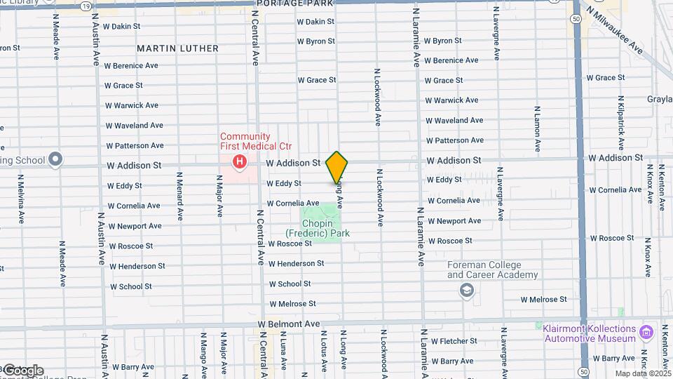 3514 N Long Ave Map and Location Details