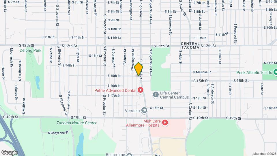 1502 S Union Ave Map and Location Details