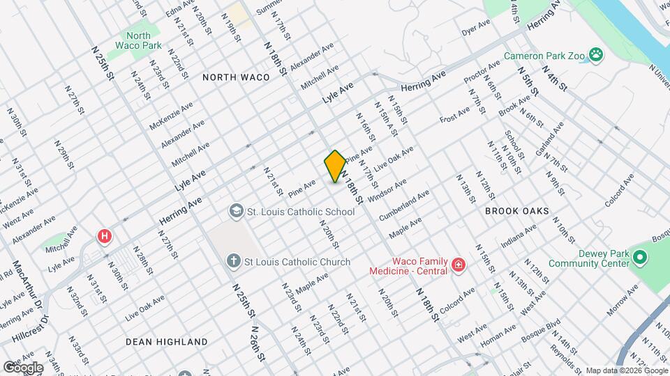 1817 Live Oak Ave Map and Location Details