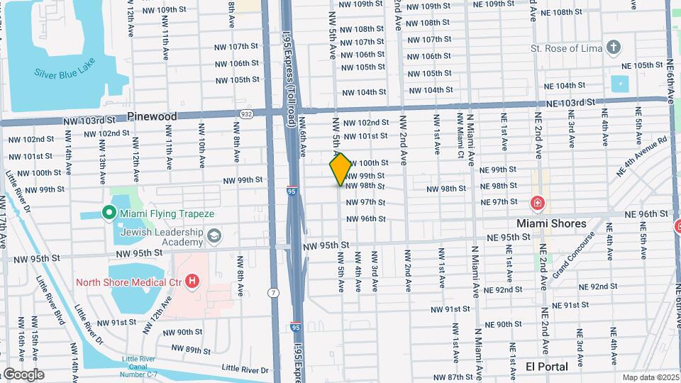 9745 NW 5th Ave Map and Location Details