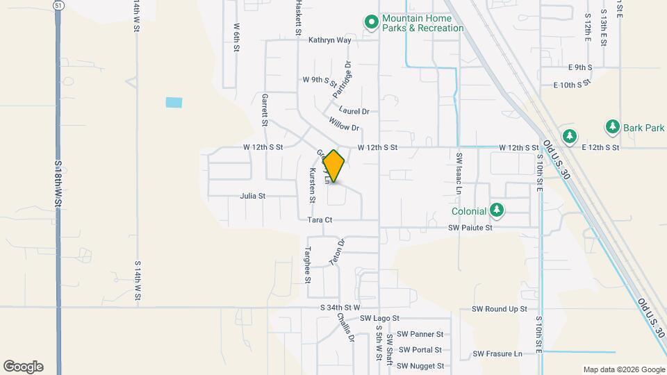 1400 Chelsey Cir Map and Location Details