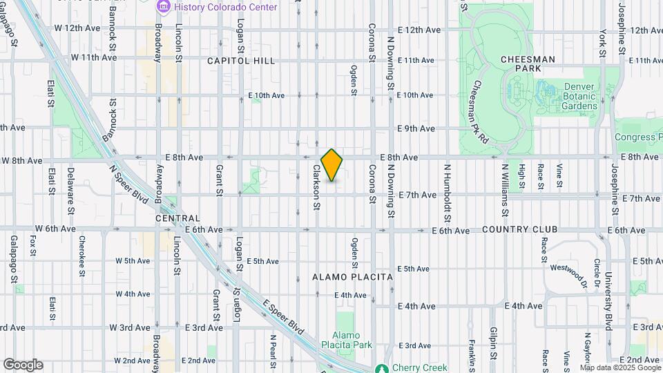 717 N Emerson St, Unit 3rd fl apt Map and Location Details