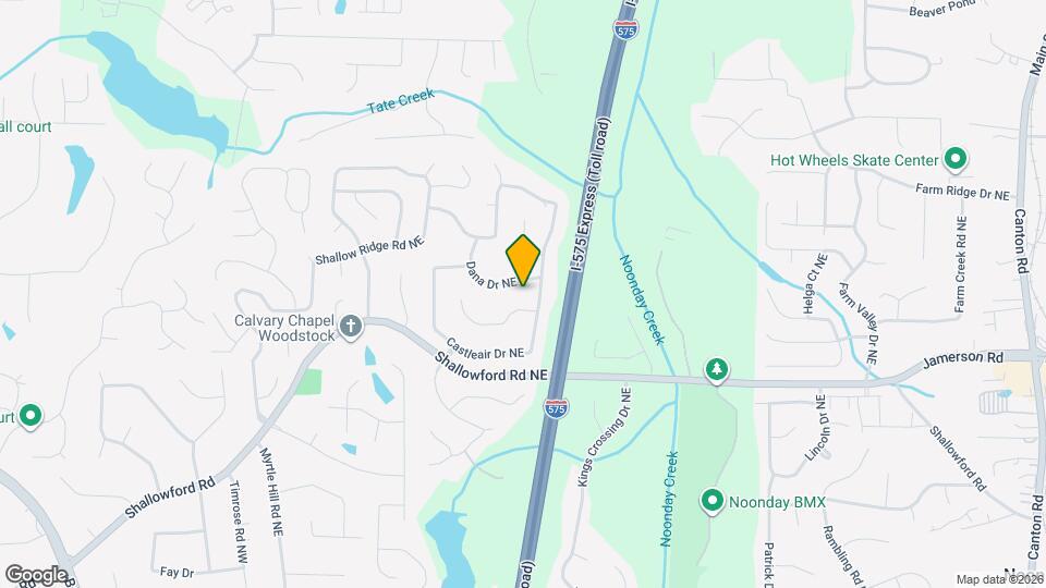 4933 Dana Dr NE Map and Location Details