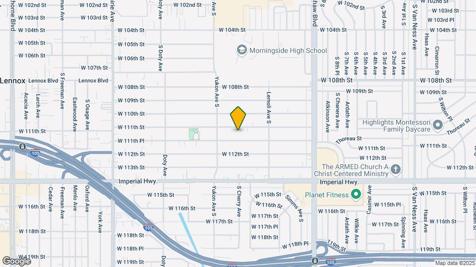 3504 W 111th St Mapa y Detalles de la Ubicación
