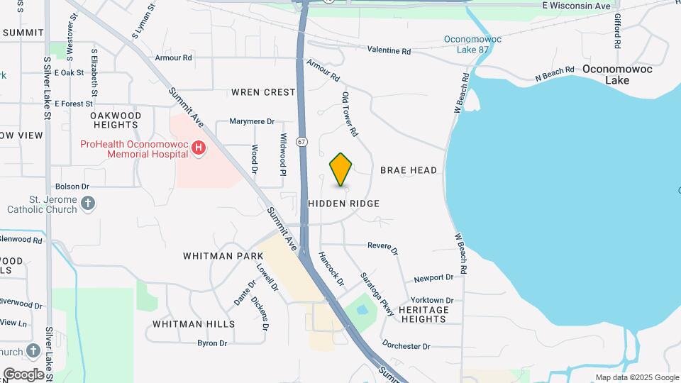 900 Timberline Ct W Map and Location Details