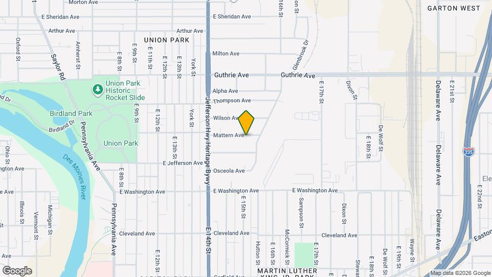 1519 Mattern Ave Map and Location Details